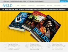 Tablet Screenshot of gobookcoverdesign.com